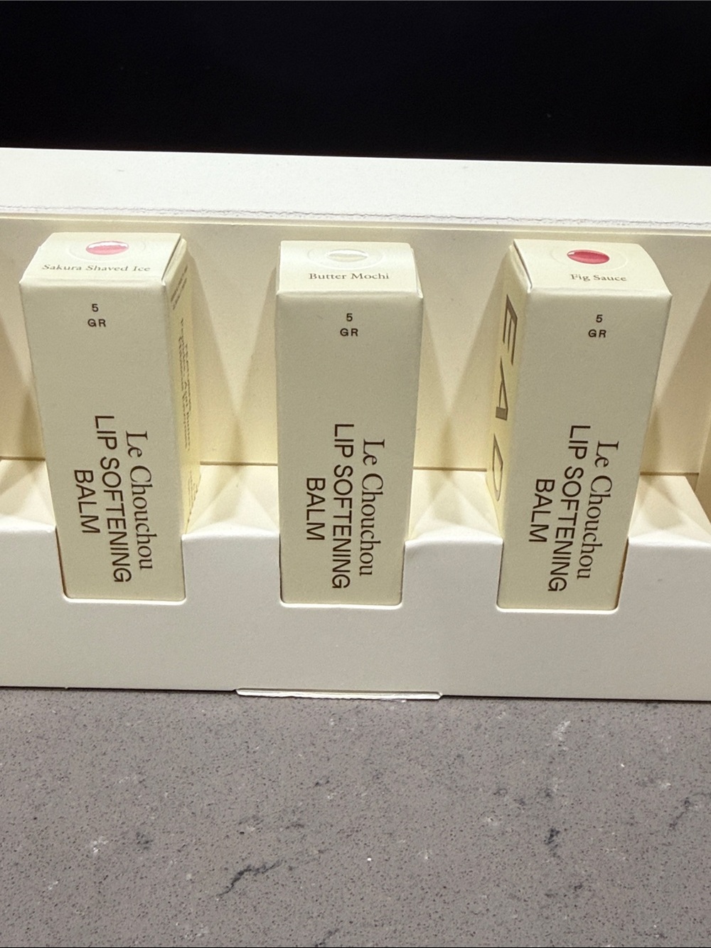 Eadem Le Choudou Lip Softening Balm Trio Minis  - new/ unused